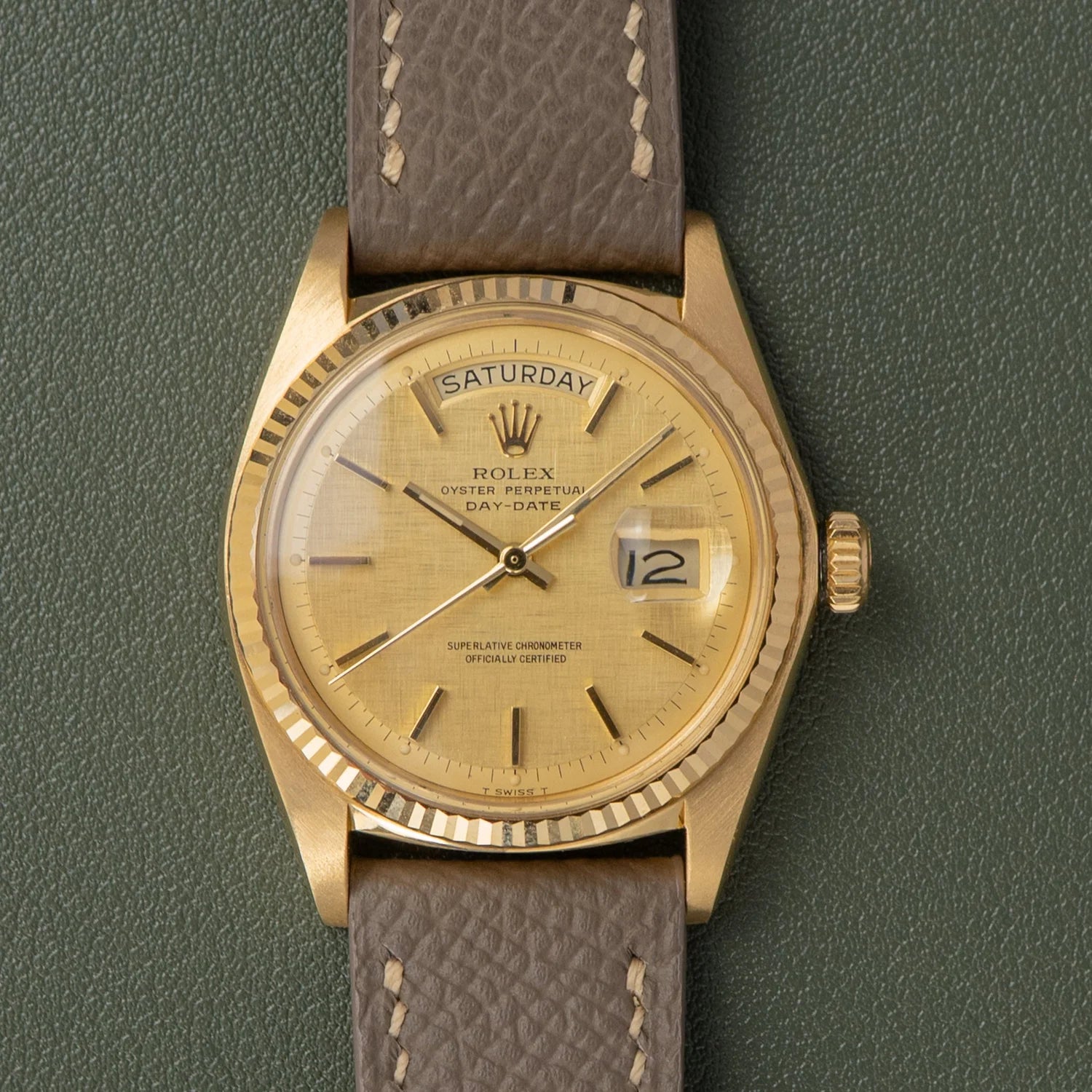 Rolex Day-Date 1803 Linen Dial (1972)