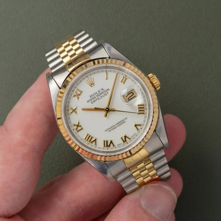 Rolex Datejust 16233 White Roman (1991)