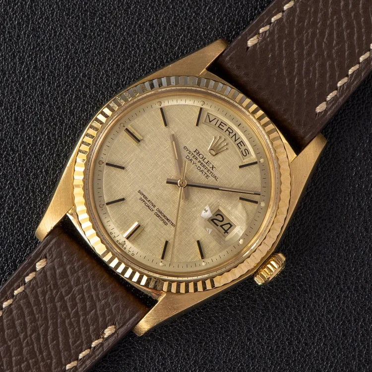 Rolex Day-Date 1803 Linen Sigma Dial (1973)