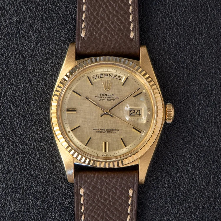 Rolex Day-Date 1803 Linen Sigma Dial (1973)