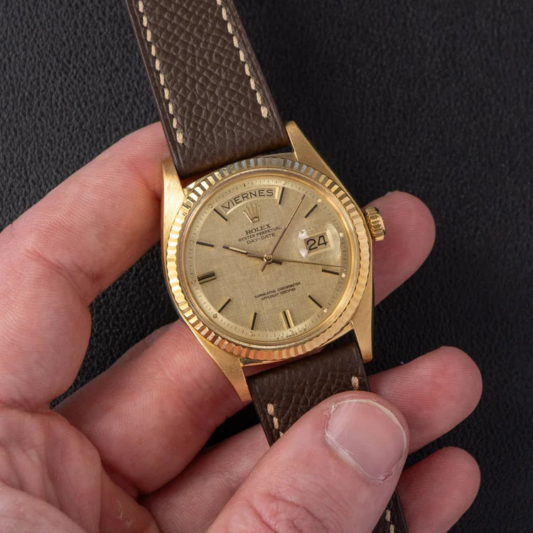Rolex Day-Date 1803 Linen Sigma Dial (1973)