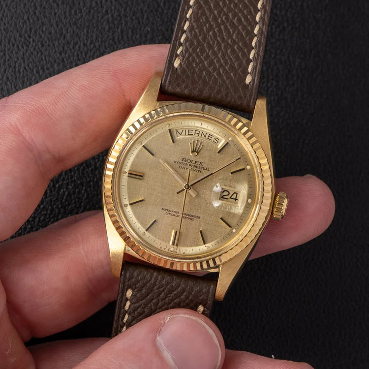 Rolex Day-Date 1803 Linen Sigma Dial (1973)