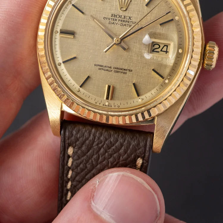 Rolex Day-Date 1803 Linen Sigma Dial (1973)