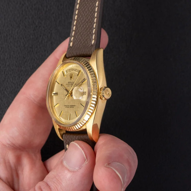 Rolex Day-Date 1803 Linen Sigma Dial (1973)