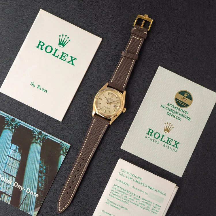 Rolex Day-Date 1803 Linen Sigma Dial (1973)