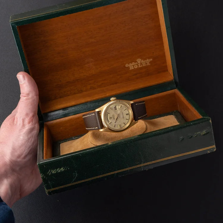 Rolex Day-Date 1803 Linen Sigma Dial (1973)