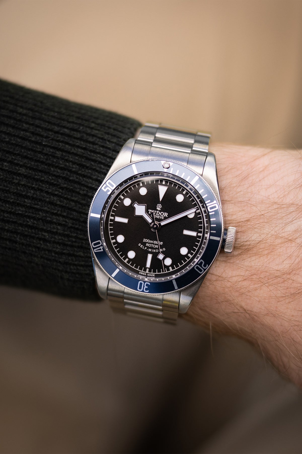 Tudor Black Bay ETA Blue 'Smiley' (2015)