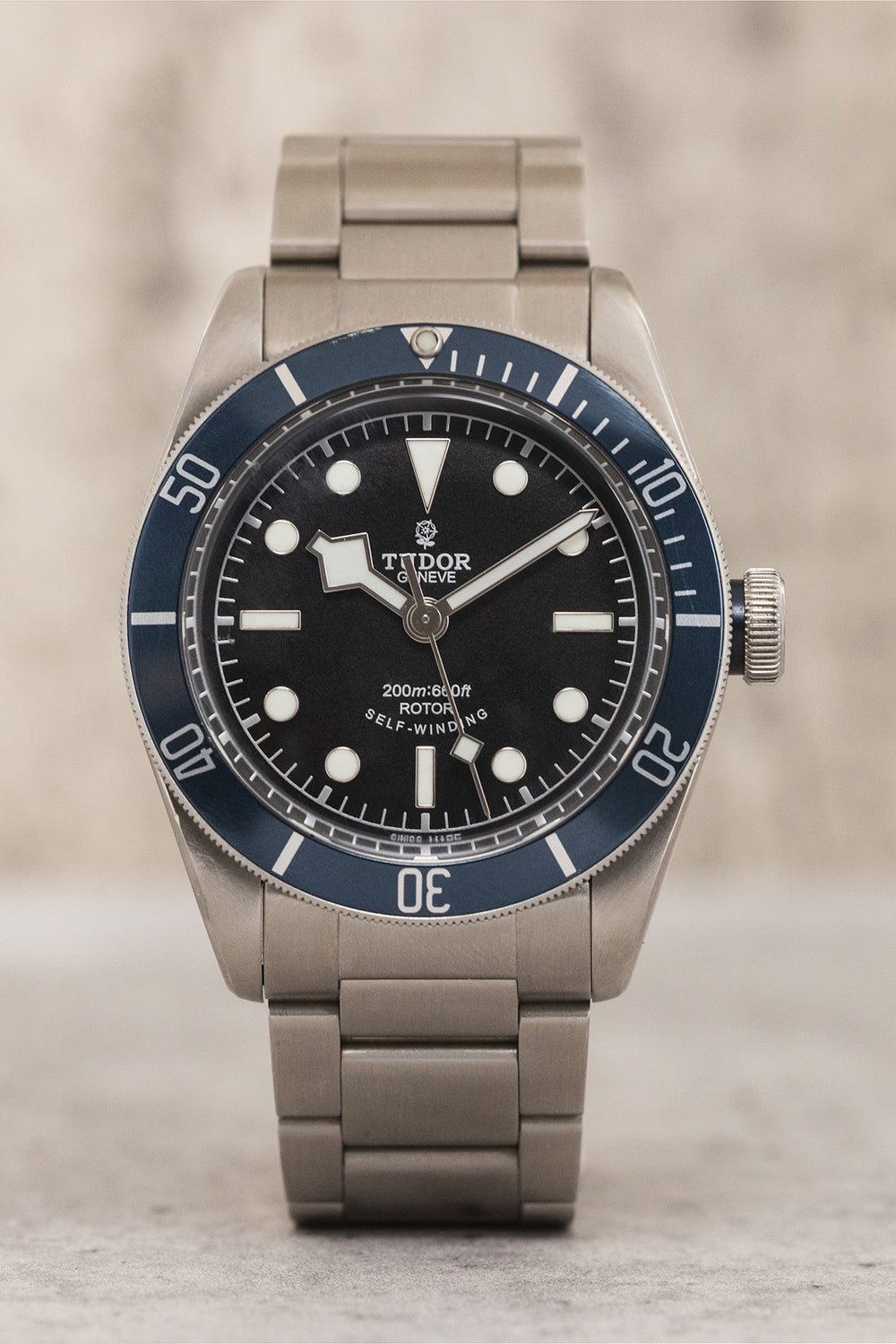 Tudor Black Bay ETA Blue 'Smiley' (2015)